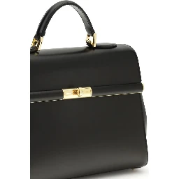Black Calf Leather Bos Taurus Shoulder Bag