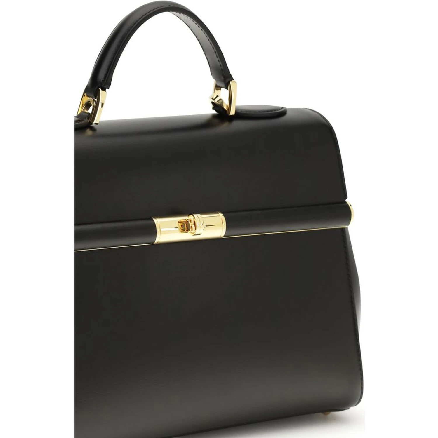 Black Calf Leather Bos Taurus Shoulder Bag