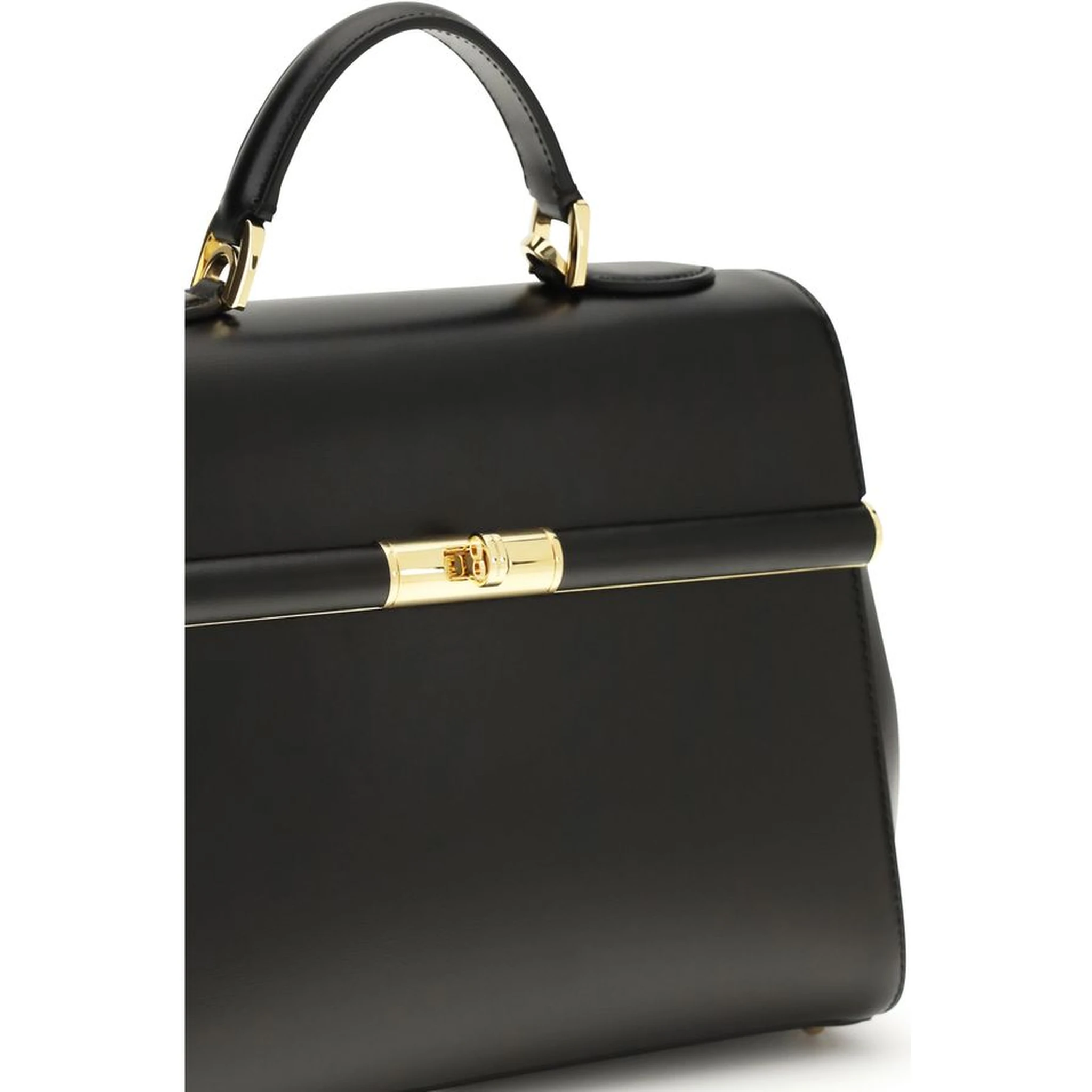 Black Calf Leather Bos Taurus Shoulder Bag