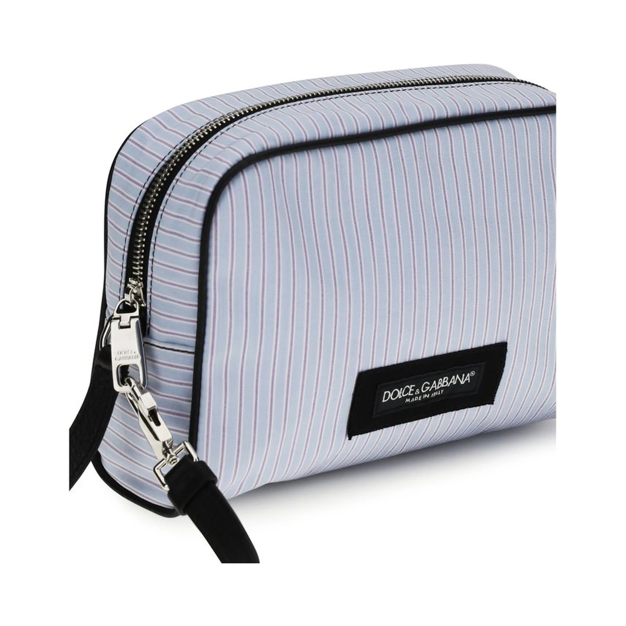 Blue Cotton Handbag