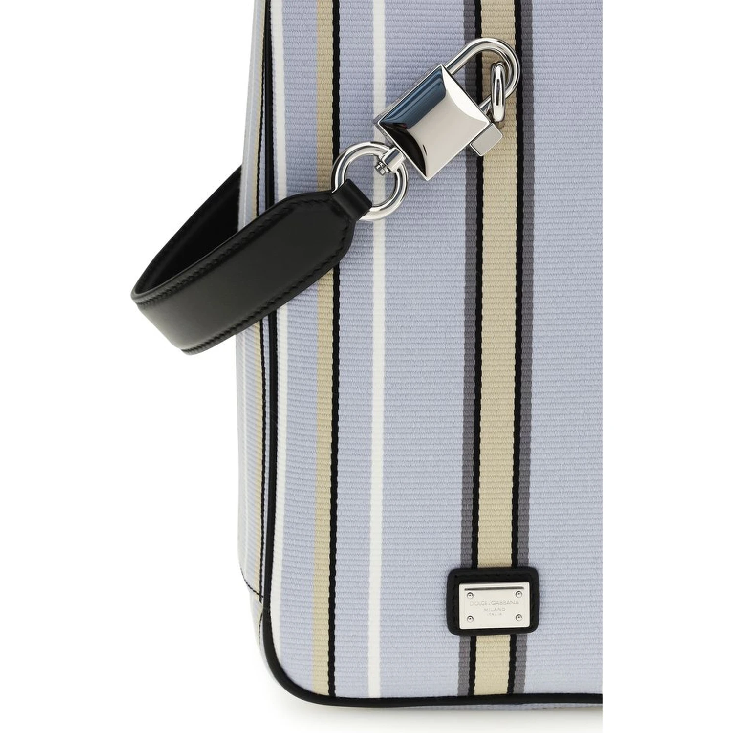 Blue Cotton Handbag