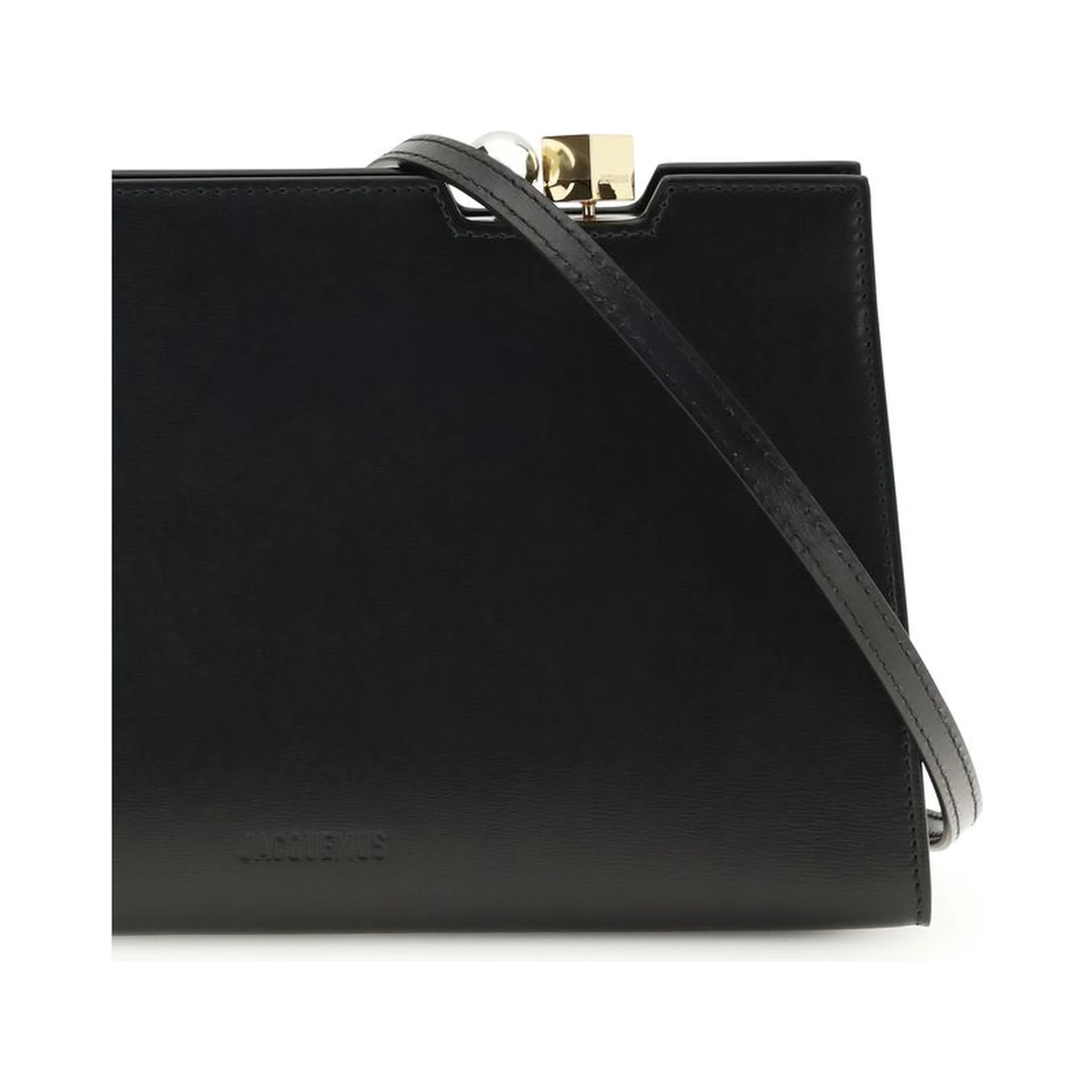 Black Calf Leather Bos Taurus Shoulder Bag