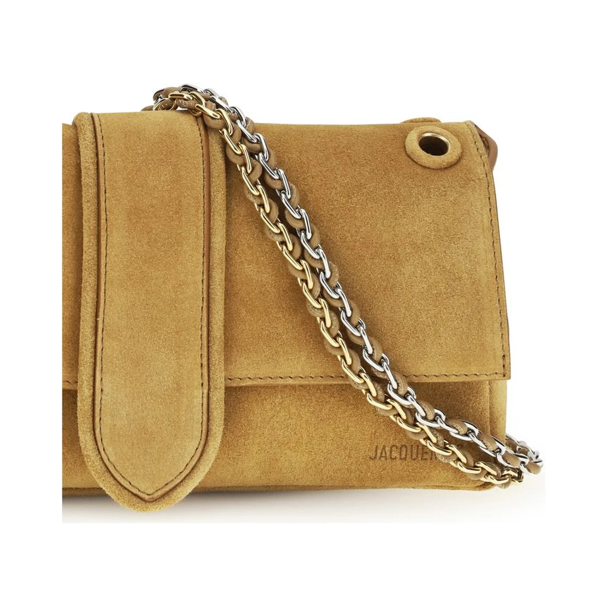 حقيبة كتف بوس توروس من جلد العجل البيج