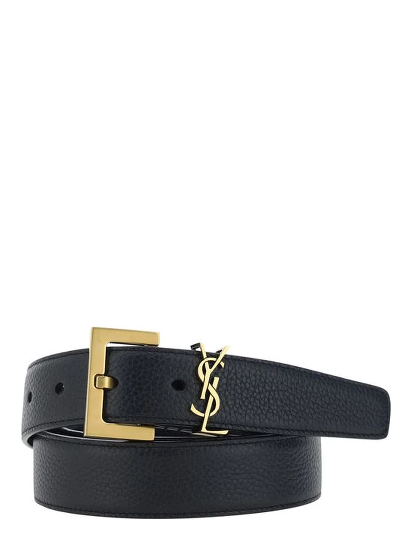Black Calf Leather Bos Taurus Regular Belt