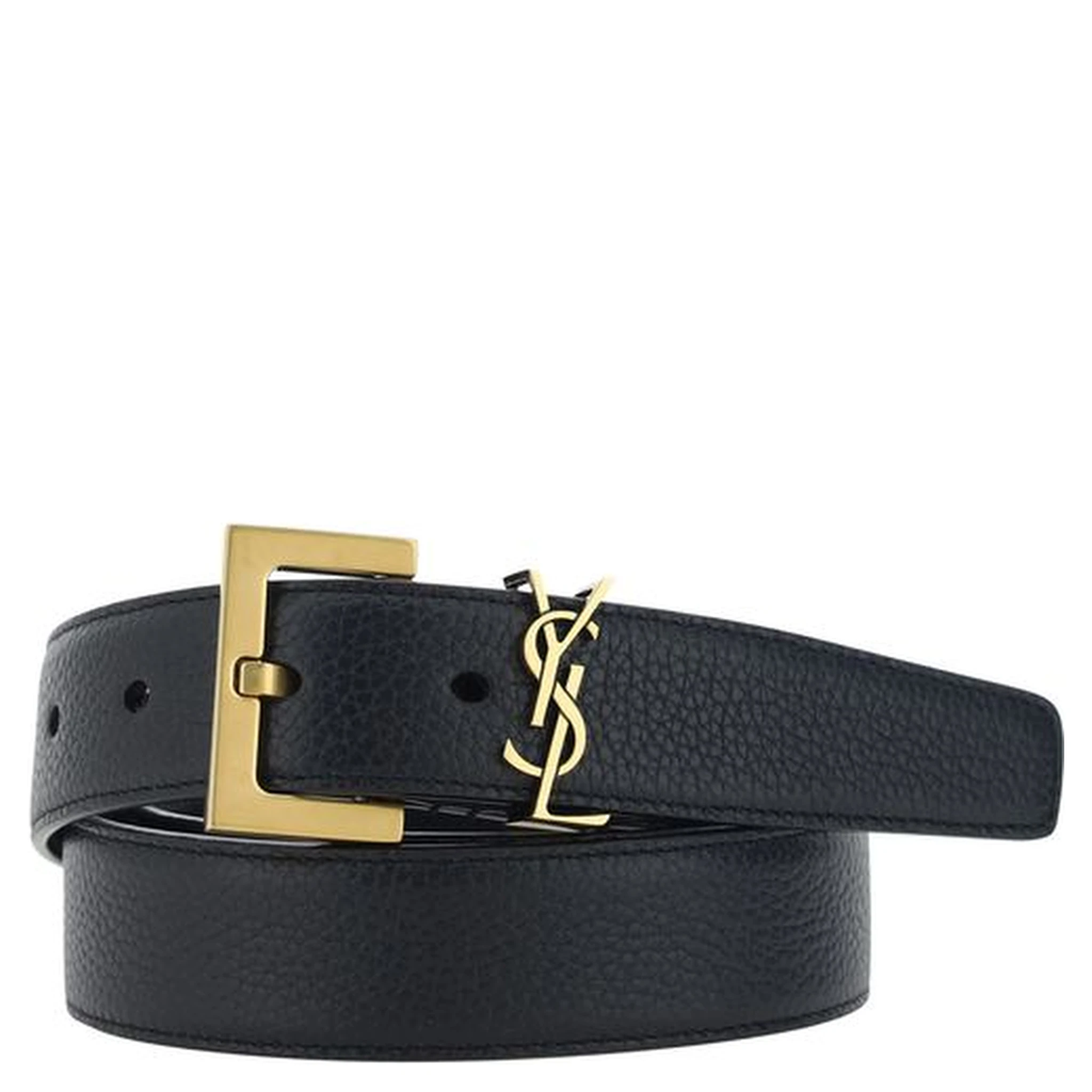 Black Calf Leather Bos Taurus Regular Belt