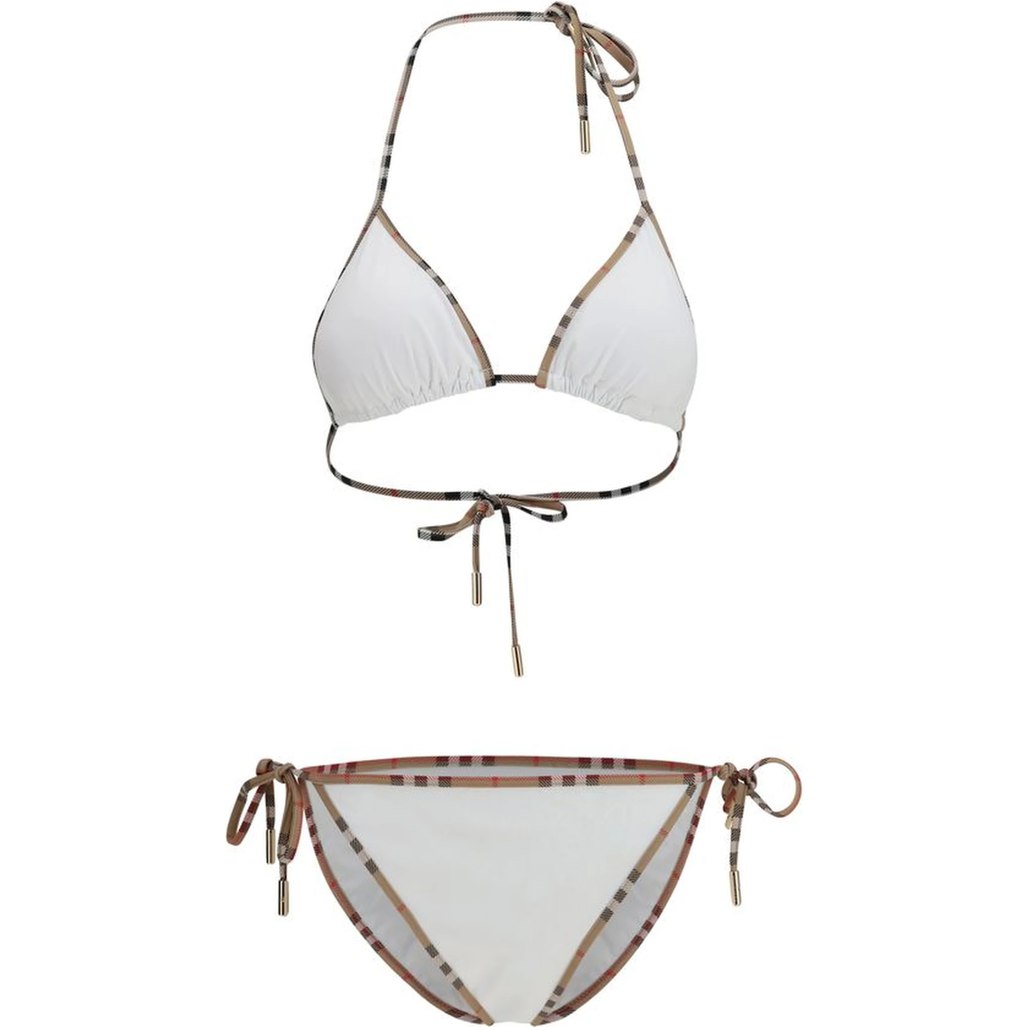 White Polyamide Bikini