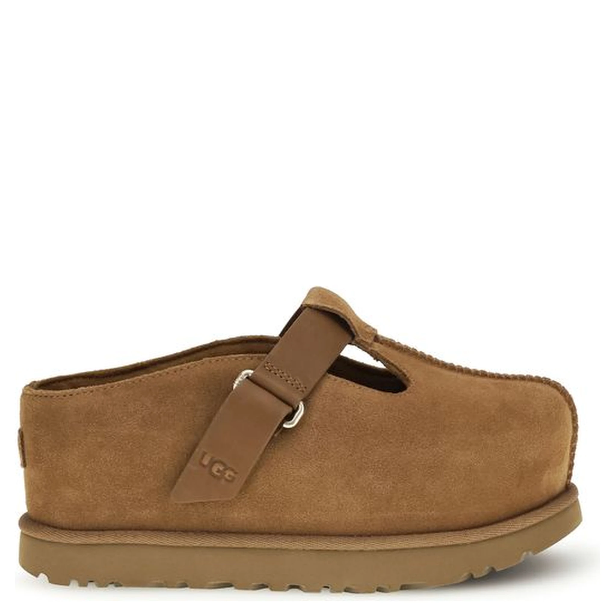 Brown Calf Leather Bos Taurus Mules