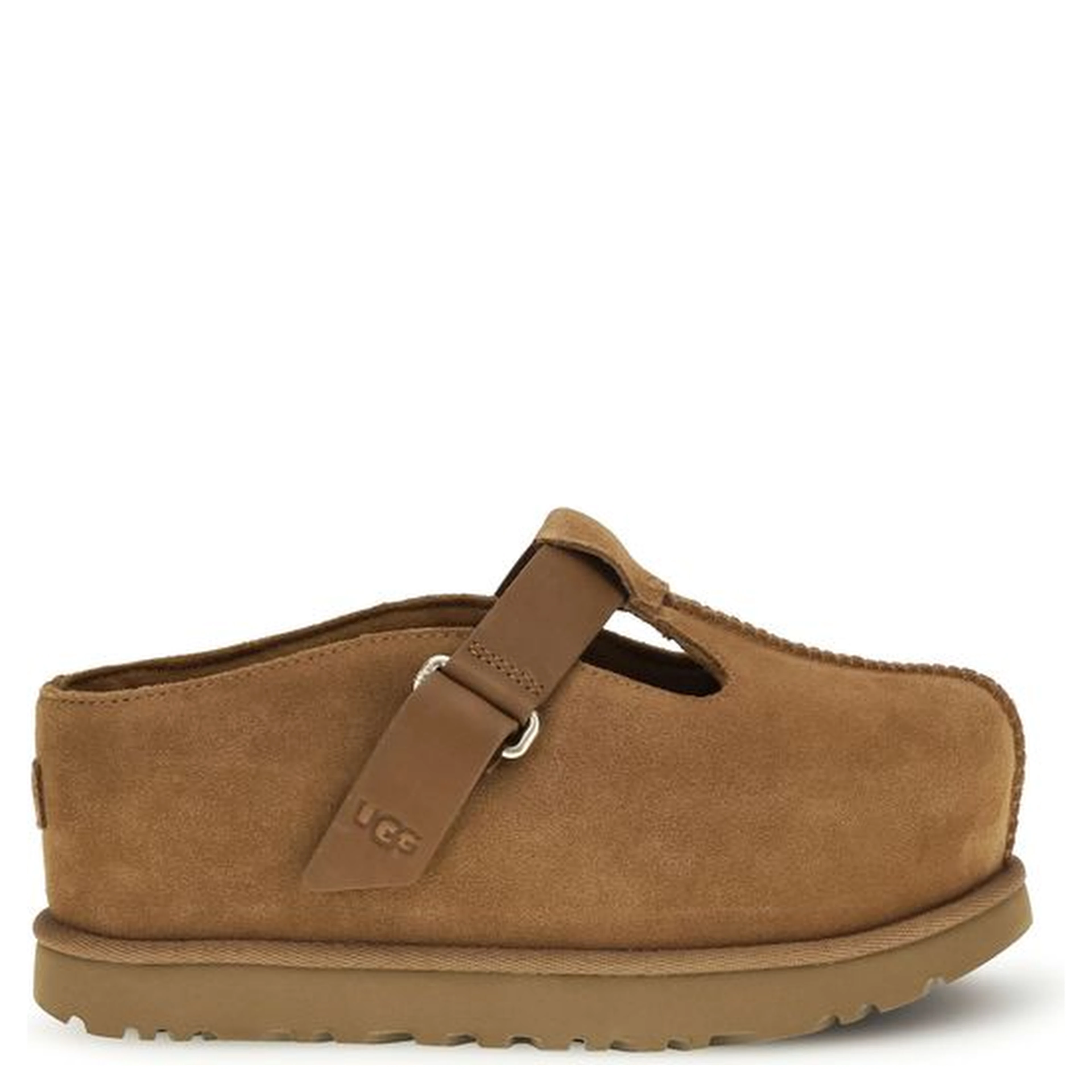 Brown Calf Leather Bos Taurus Mules