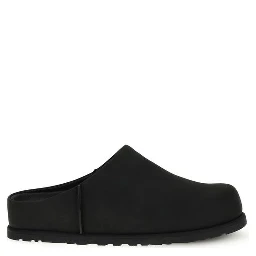 Black Calf Leather Bos Taurus Mules
