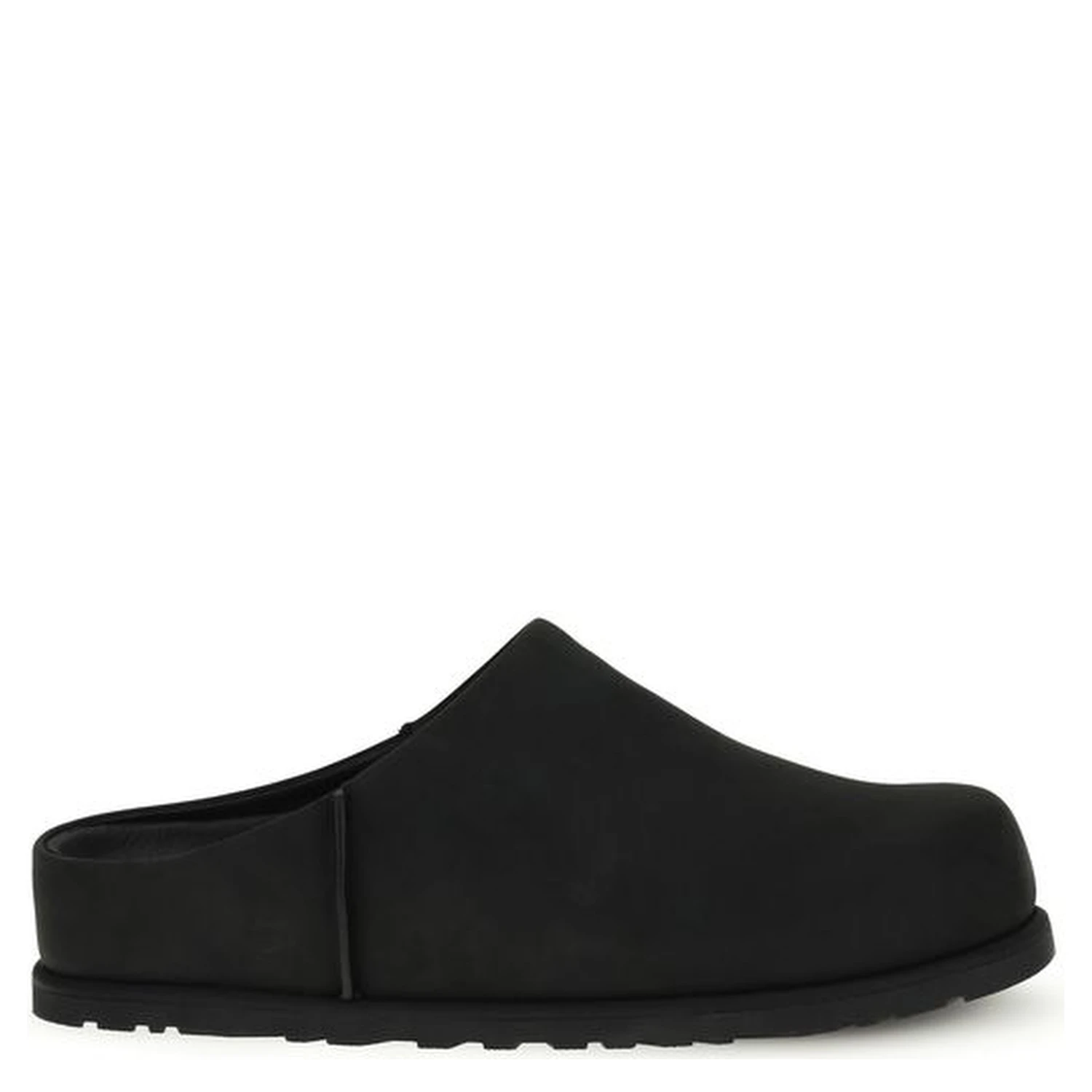 Black Calf Leather Bos Taurus Mules