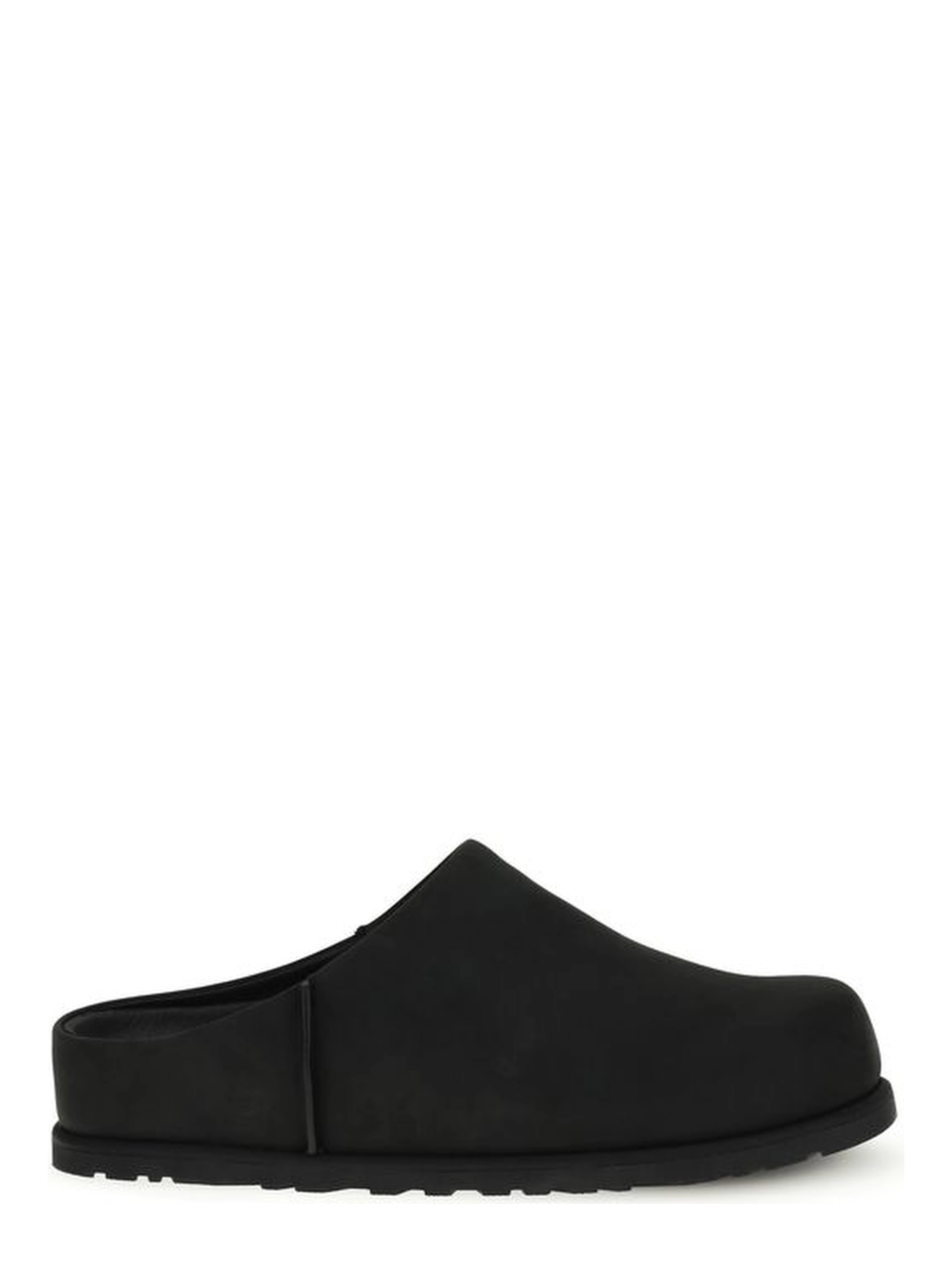 Black Calf Leather Bos Taurus Mules