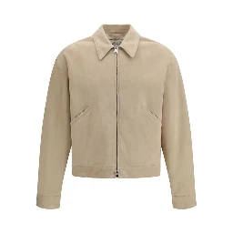 Beige Lamb Ovis Aries Aries Bomber