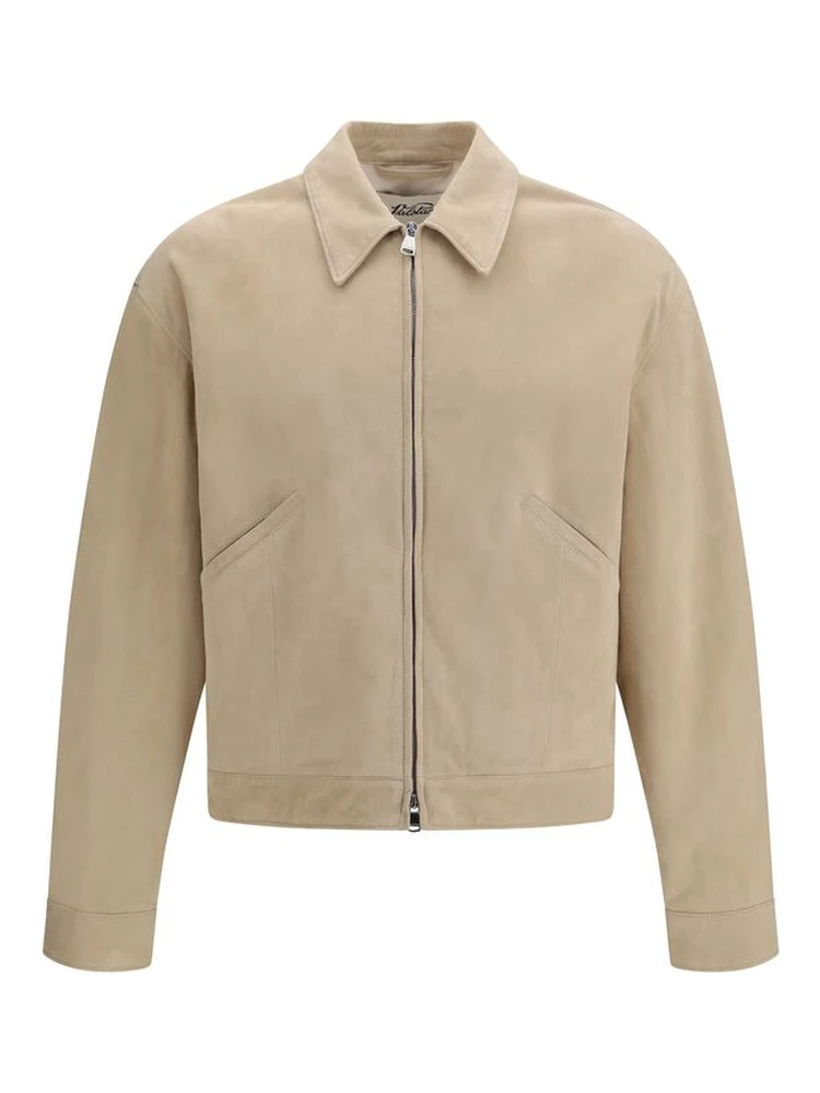 Beige Lamb Ovis Aries Aries Bomber