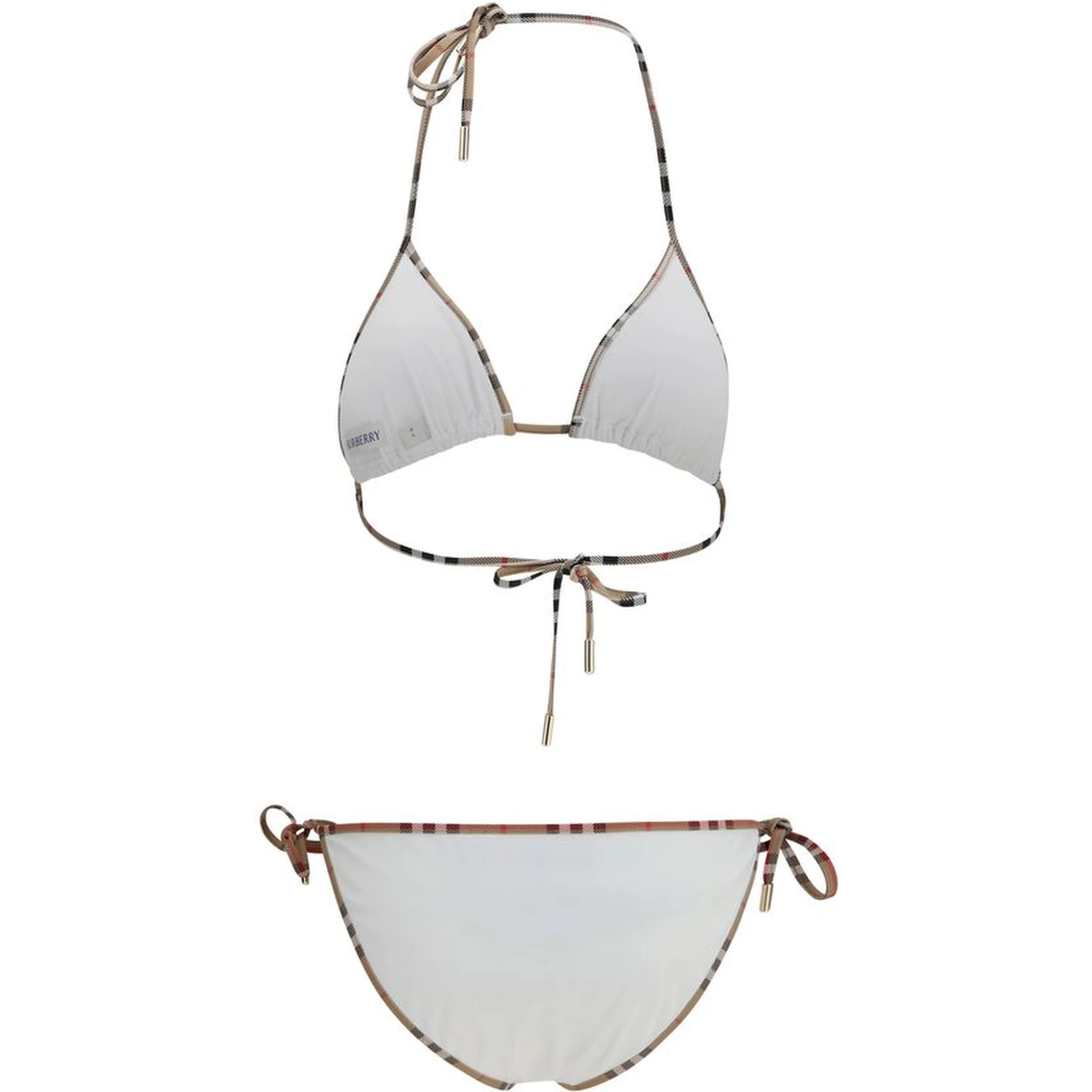 White Polyamide Bikini