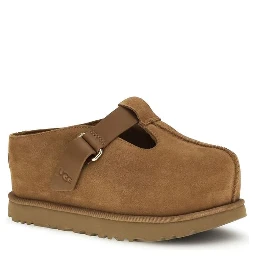 Brown Calf Leather Bos Taurus Mules