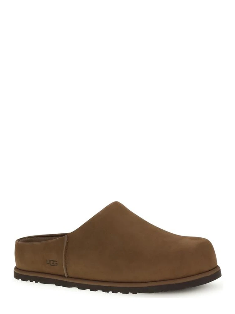 Brown Calf Leather Bos Taurus Mules alternative