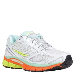 White Textile Athletic Sneakers