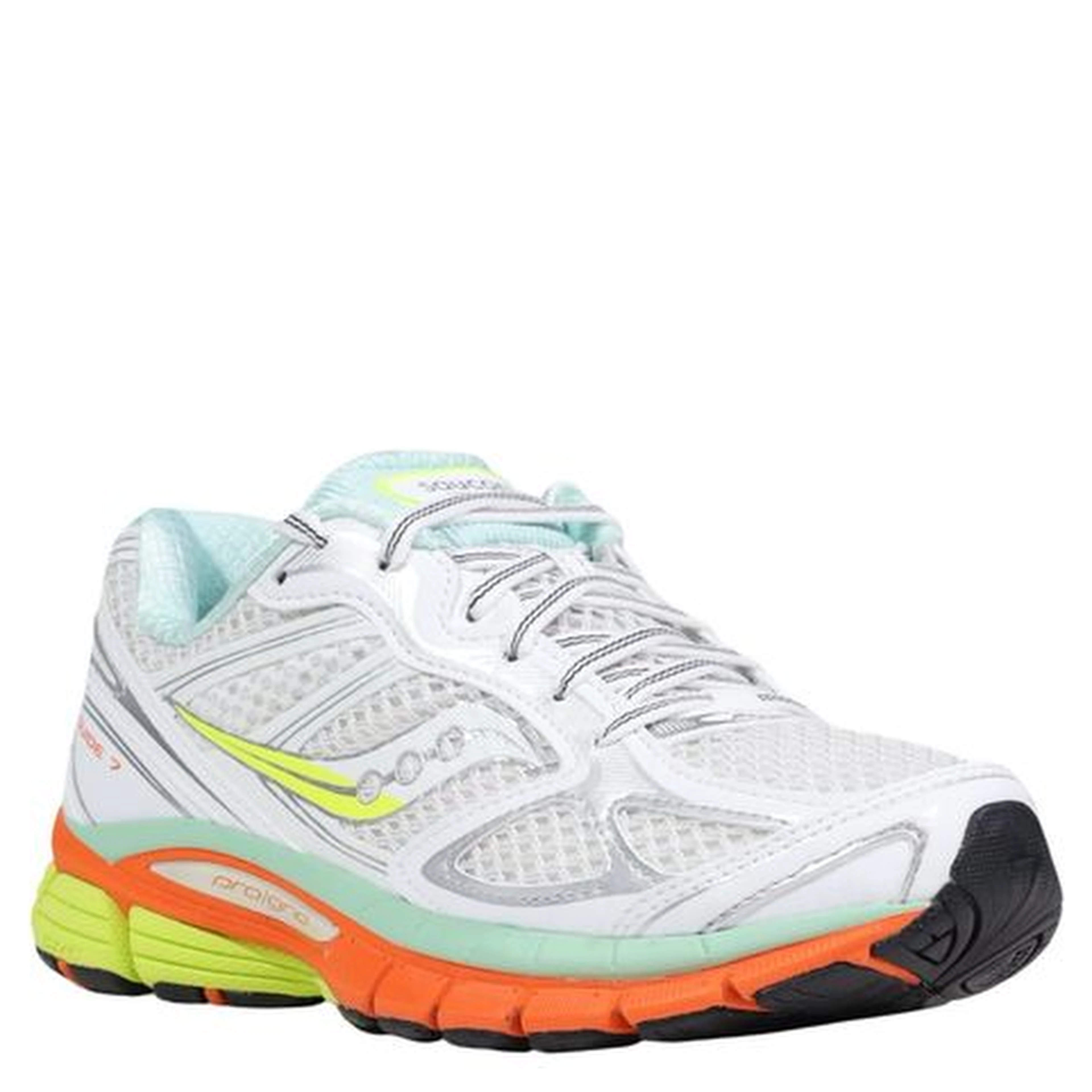 White Textile Athletic Sneakers