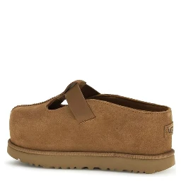 Brown Calf Leather Bos Taurus Mules