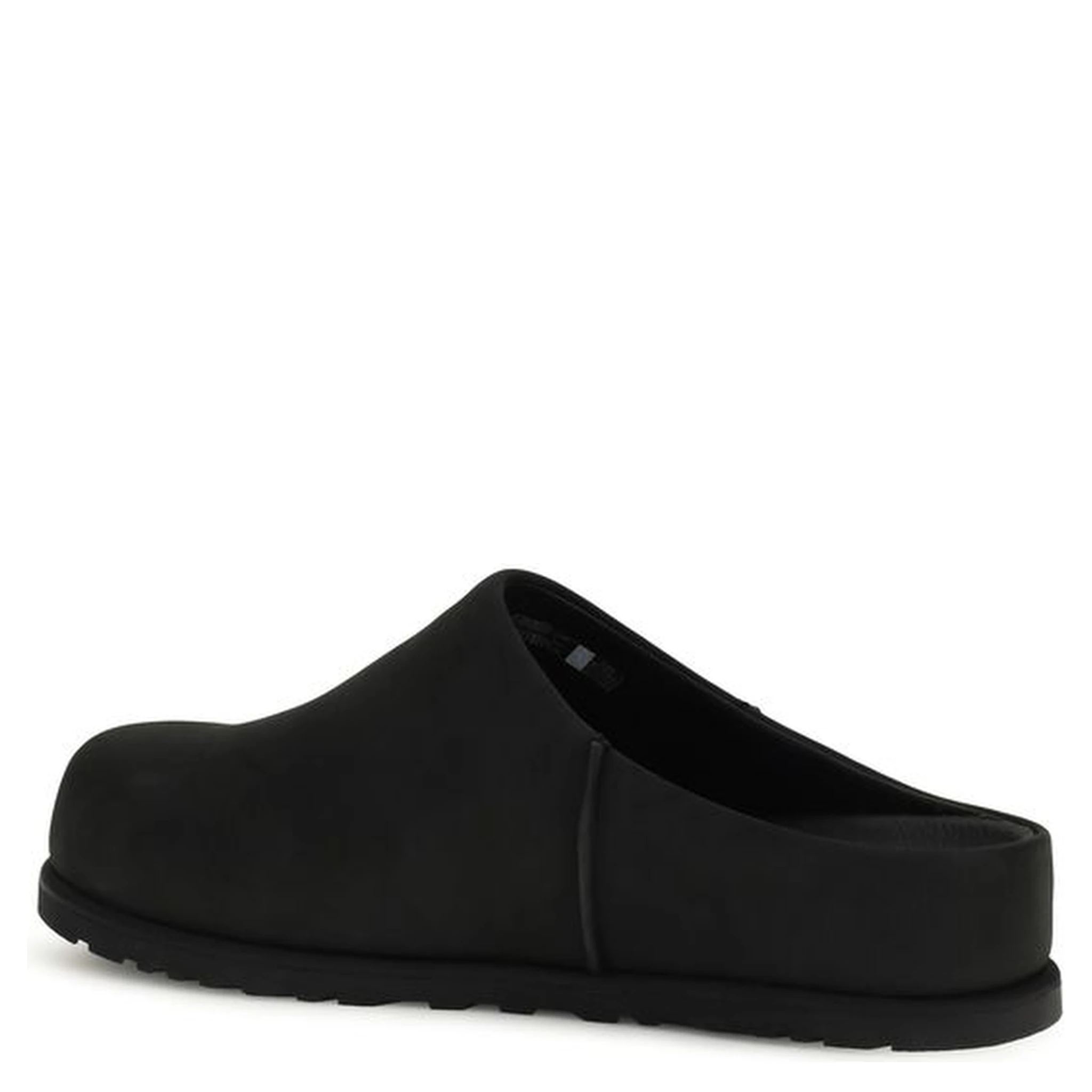 Black Calf Leather Bos Taurus Mules