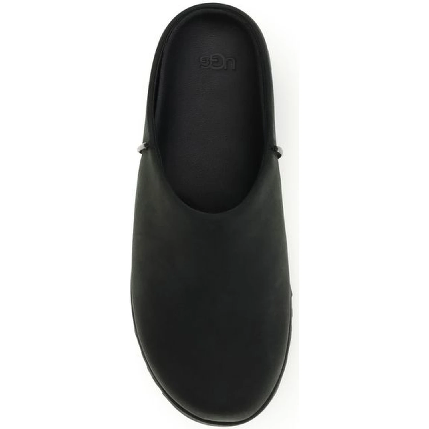 Black Calf Leather Bos Taurus Mules