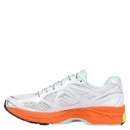 White Textile Athletic Sneakers
