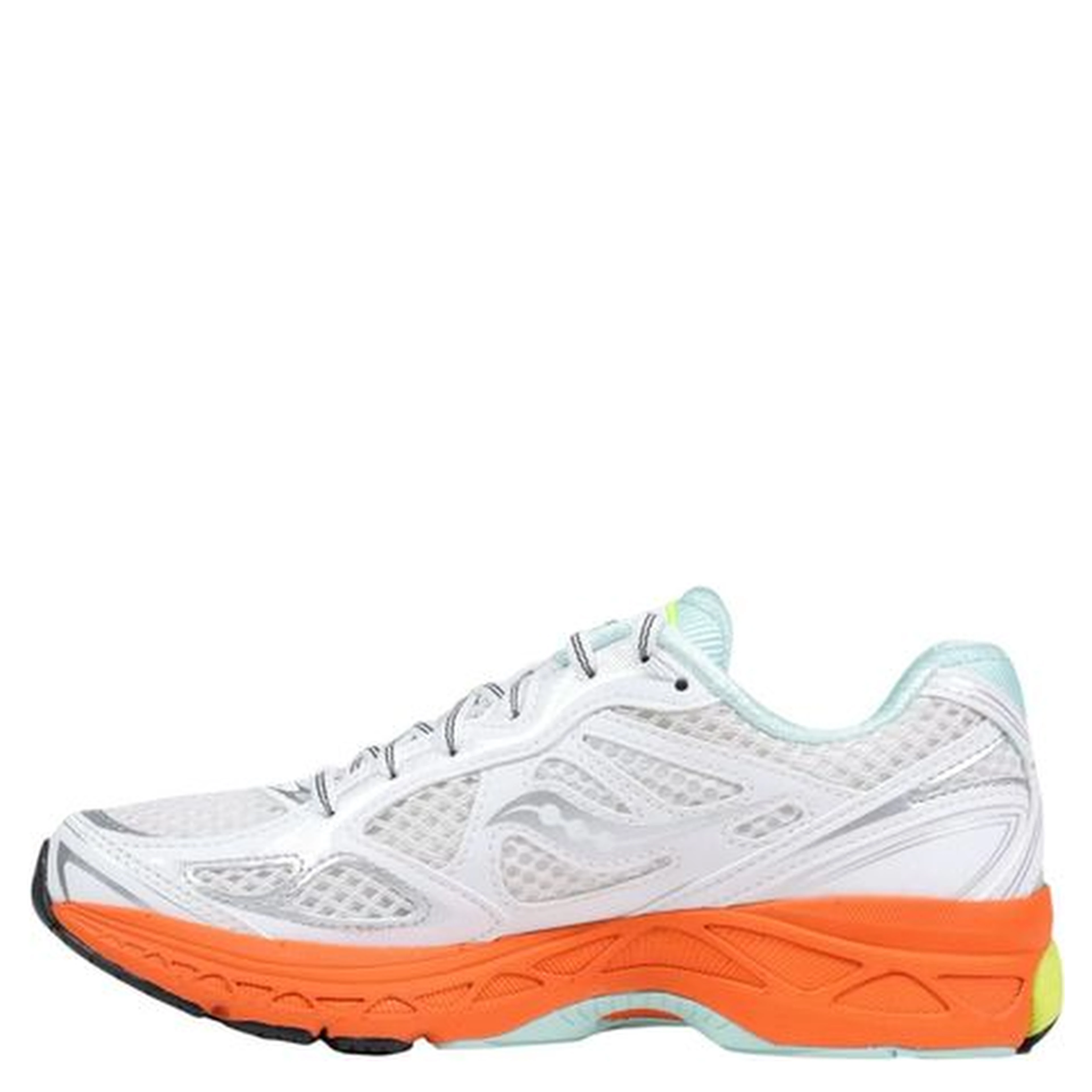 White Textile Athletic Sneakers