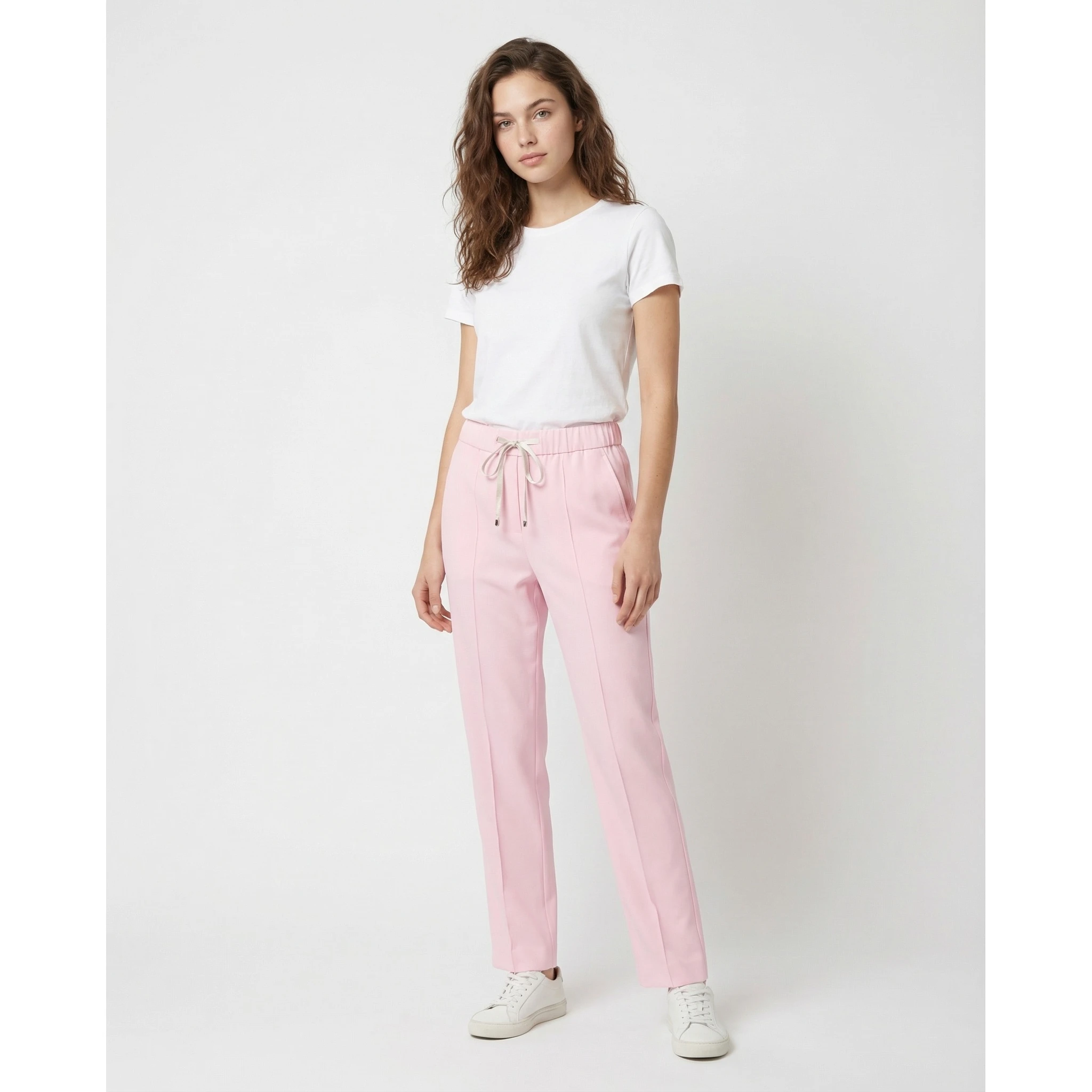 Multicolor Viscose Casual Pants