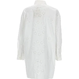 LONG SHIRT WITH PERFORATED PATTERN