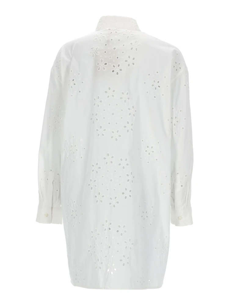 LONG SHIRT WITH PERFORATED PATTERN alternative