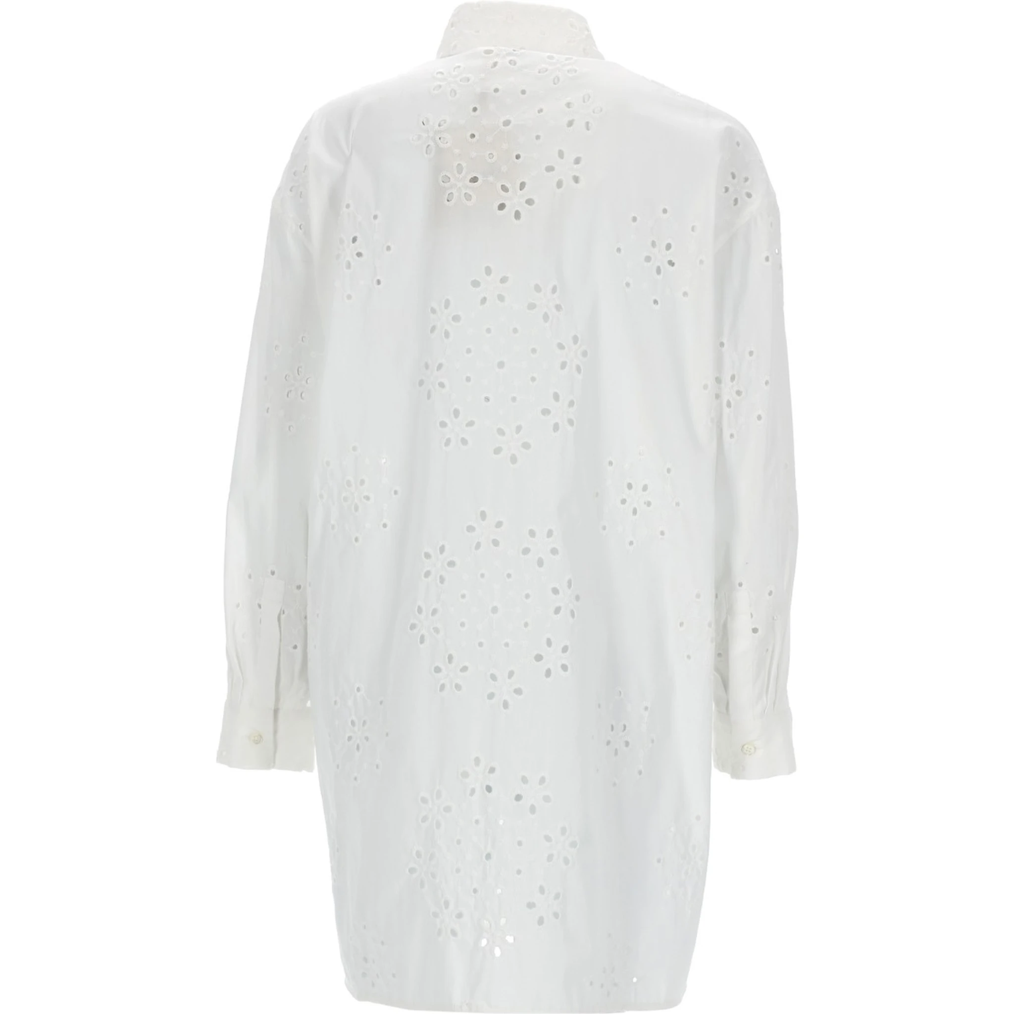 LONG SHIRT WITH PERFORATED PATTERN