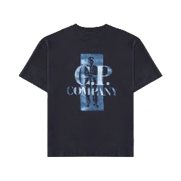 T-SHIRT WITH LOGO AND PRINT