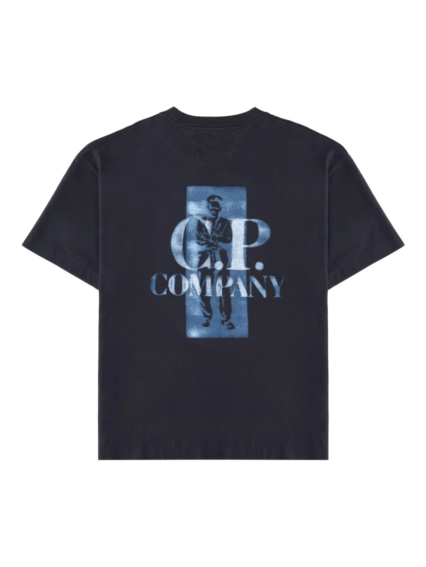 T-SHIRT WITH LOGO AND PRINT