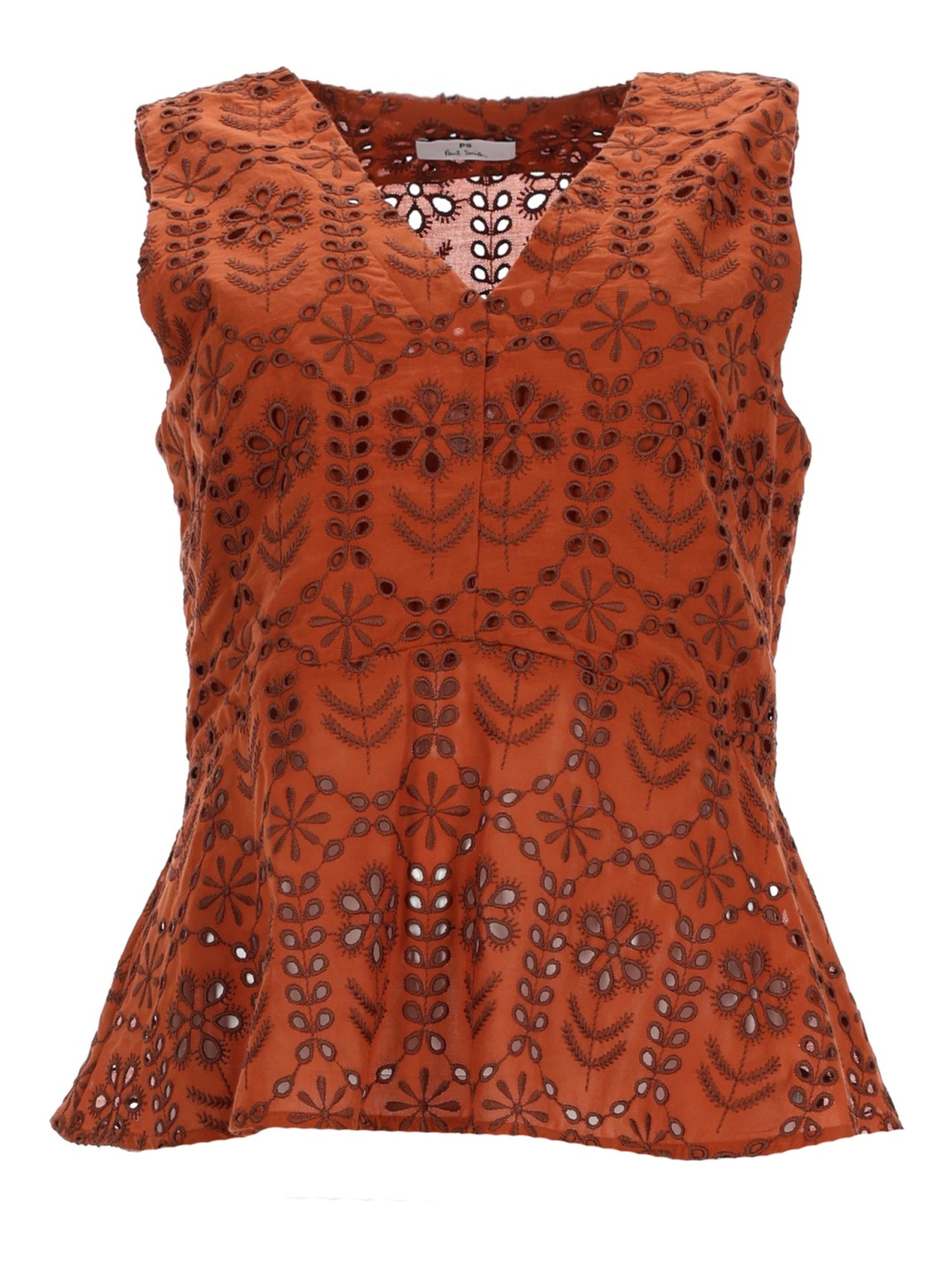 TOP WITH PERFORATED PATTERN