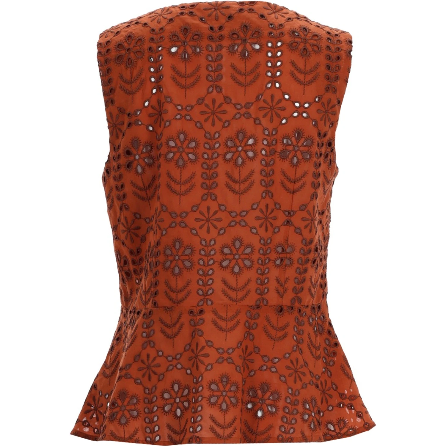 TOP WITH PERFORATED PATTERN