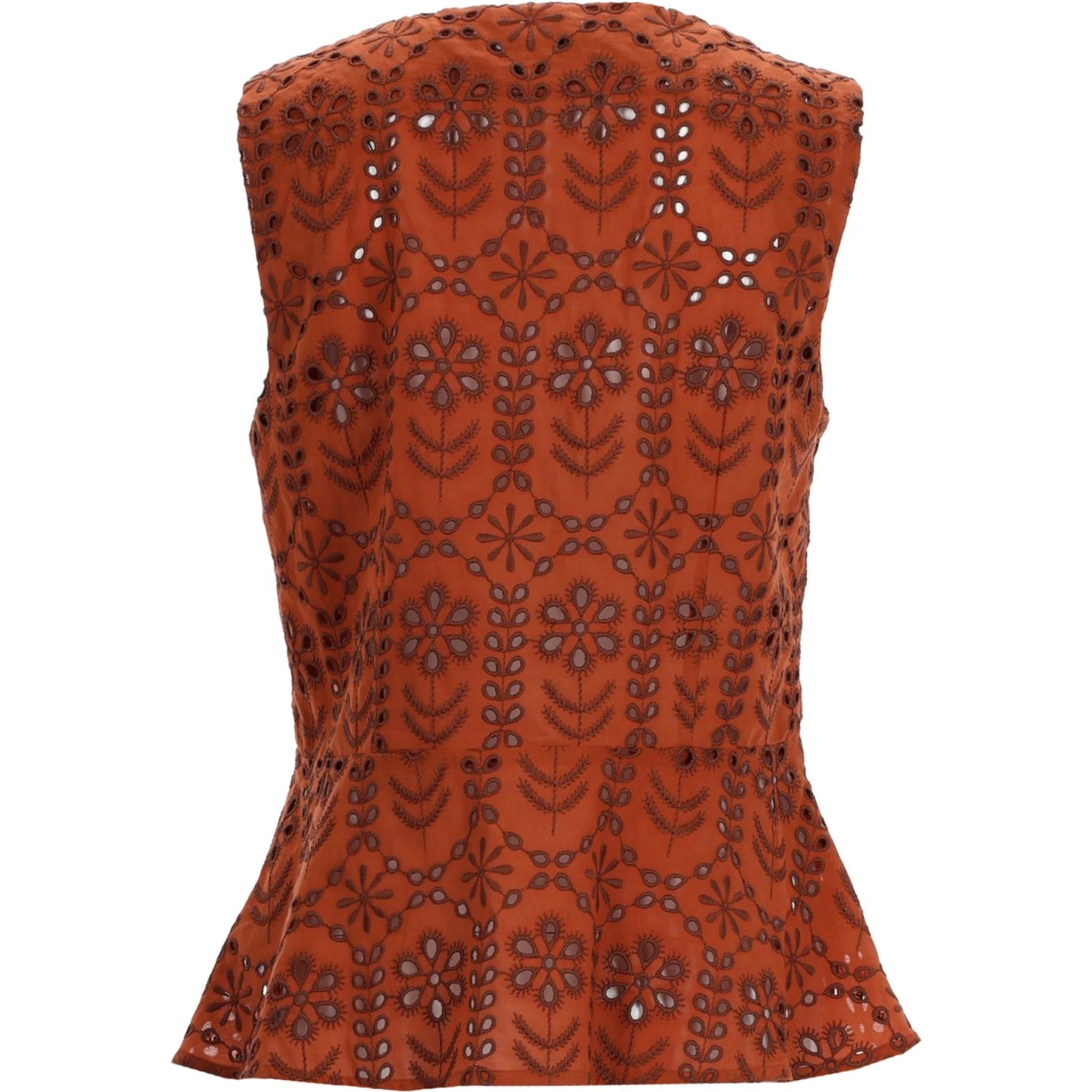 TOP WITH PERFORATED PATTERN