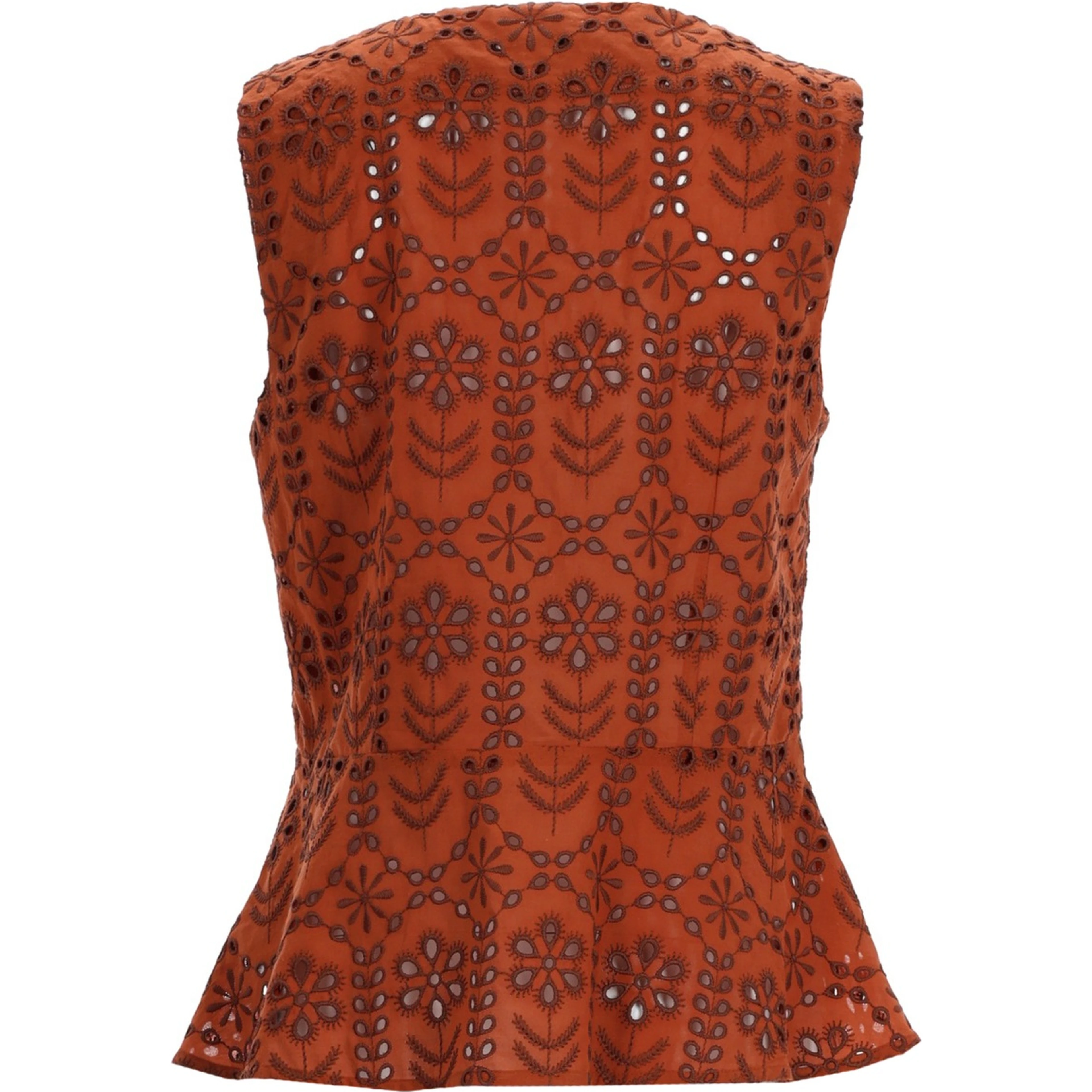 TOP WITH PERFORATED PATTERN