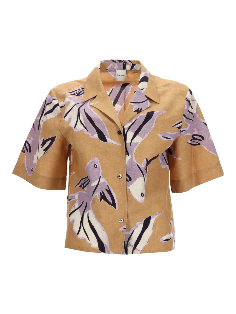 COTTON AND SILK SHIRT