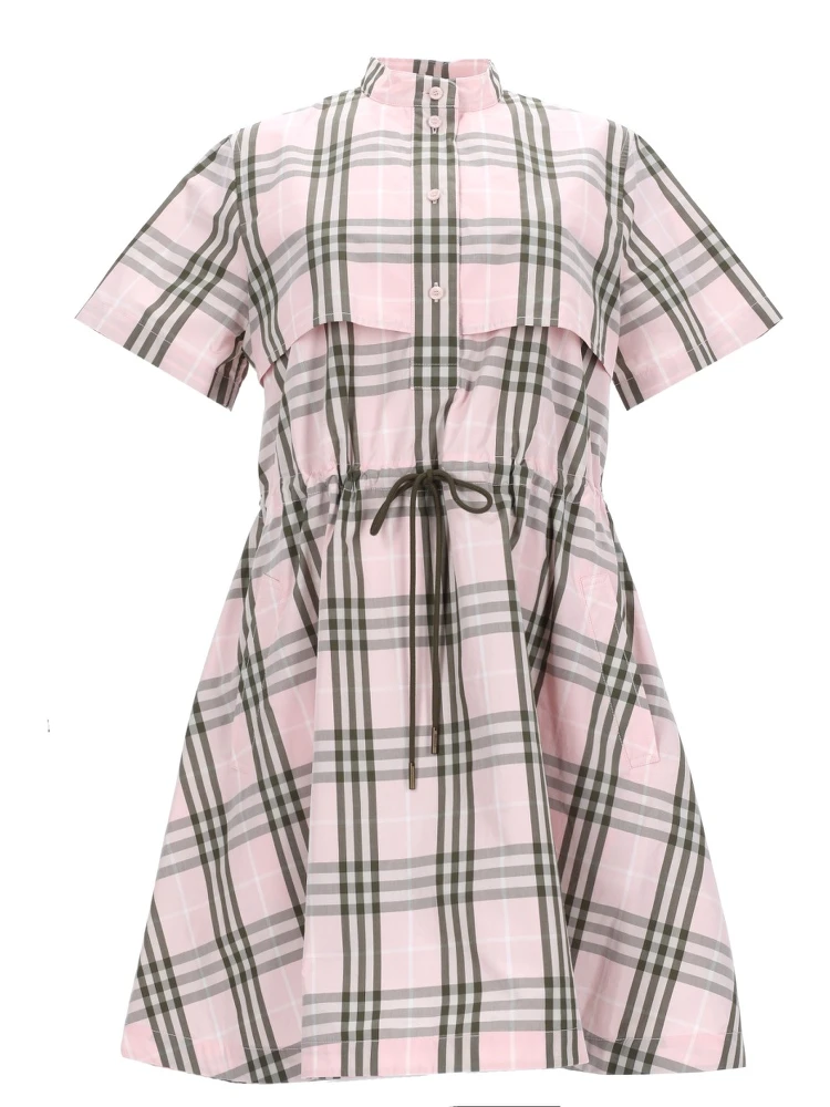 COTTON "CHECK" DRESS