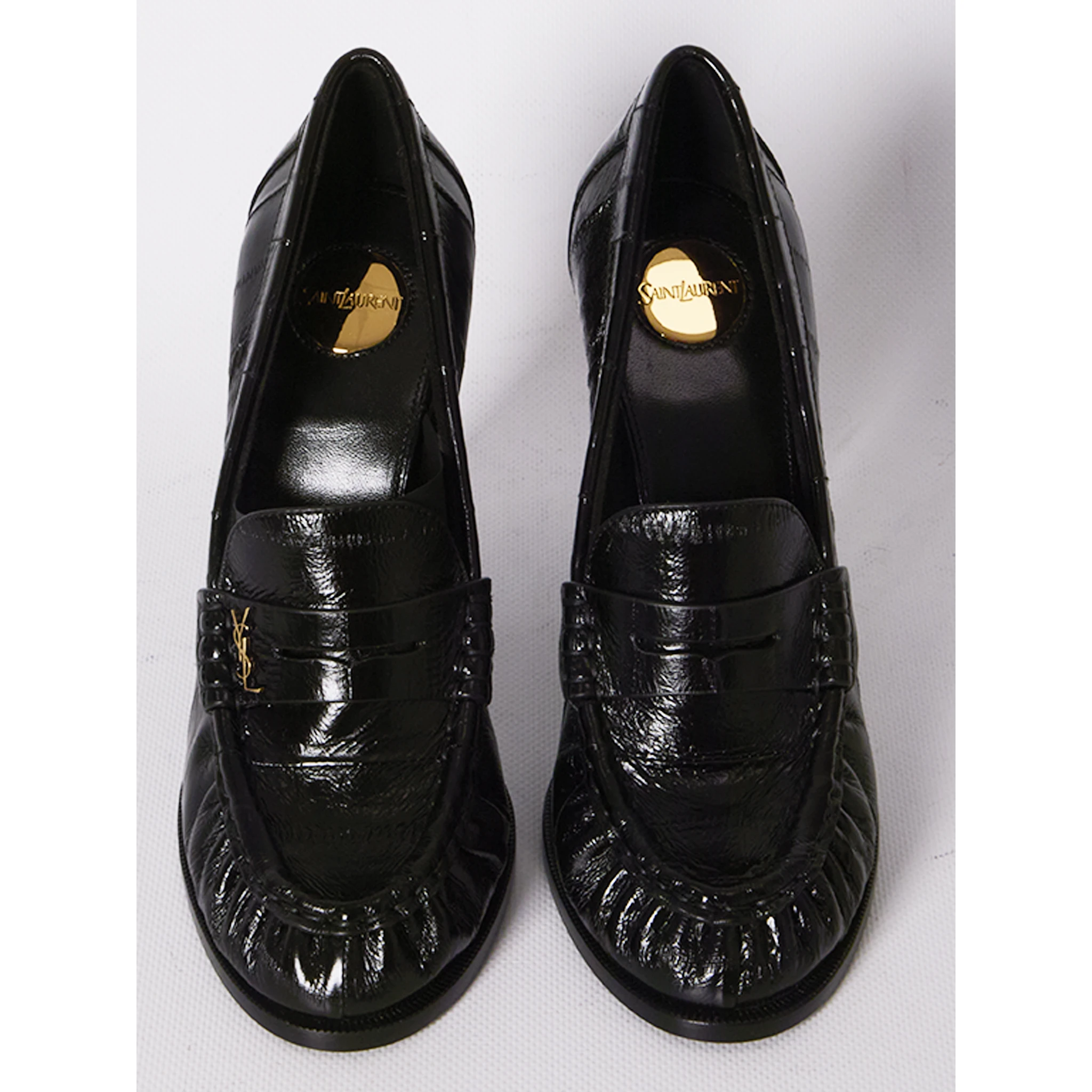 Le Loafer pumps in eel skin