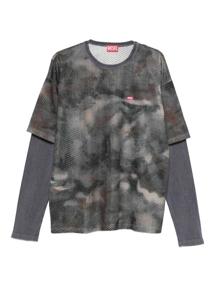 Diesel T-shirts and Polos Grey