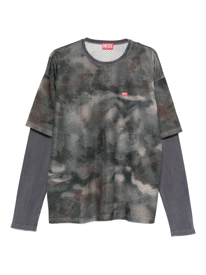 Diesel T-shirts and Polos Grey