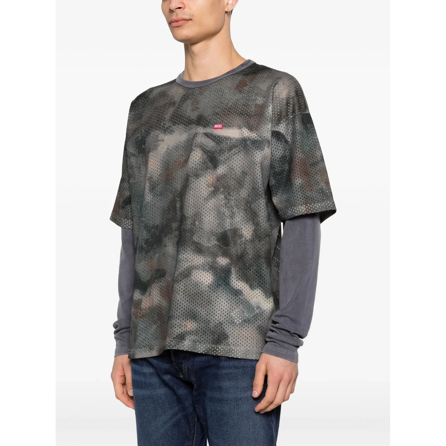 Diesel T-shirts and Polos Grey