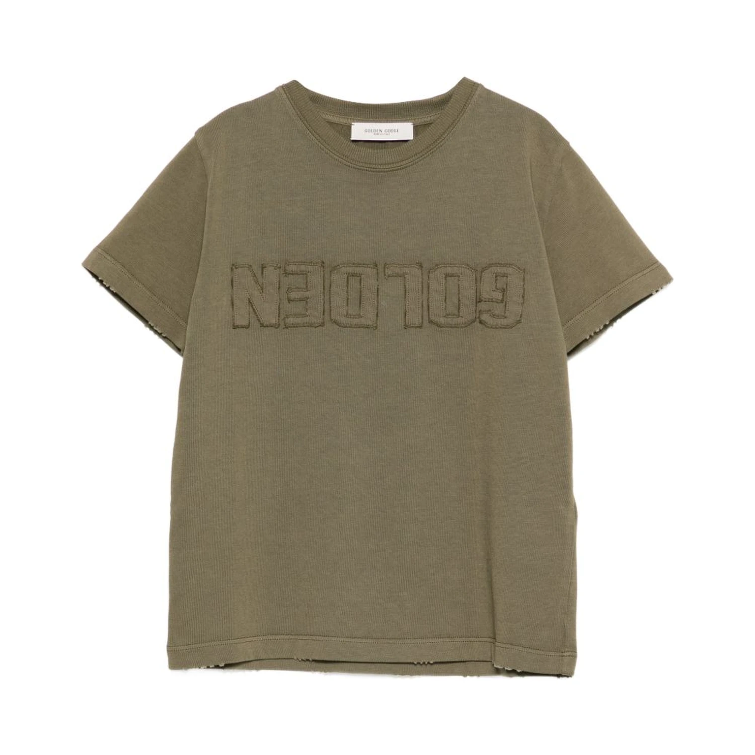 GOLDEN GOOSE KIDS T-shirts and Polos Green