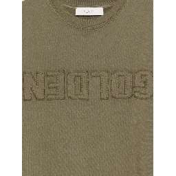 GOLDEN GOOSE KIDS T-shirts and Polos Green