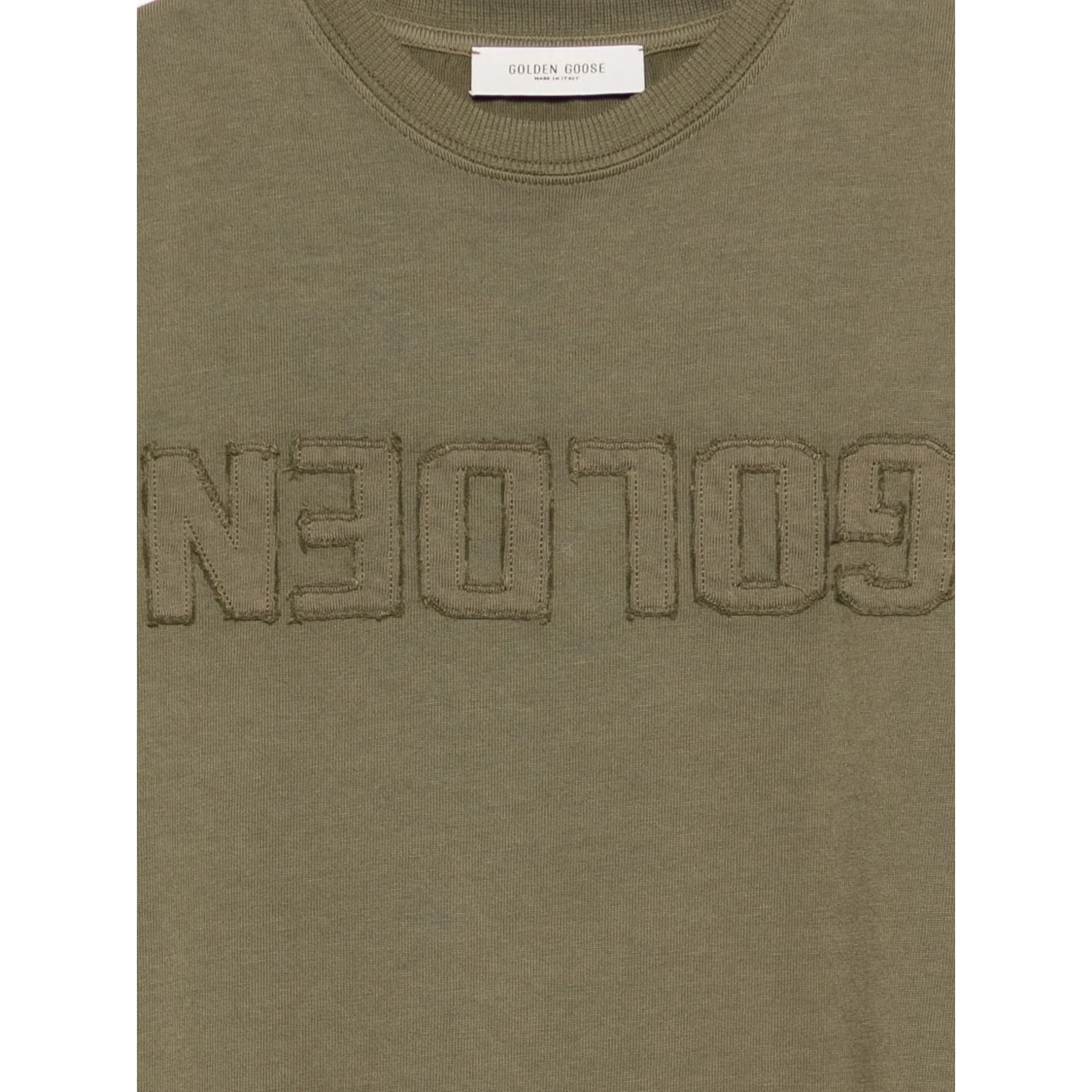 GOLDEN GOOSE KIDS T-shirts and Polos Green