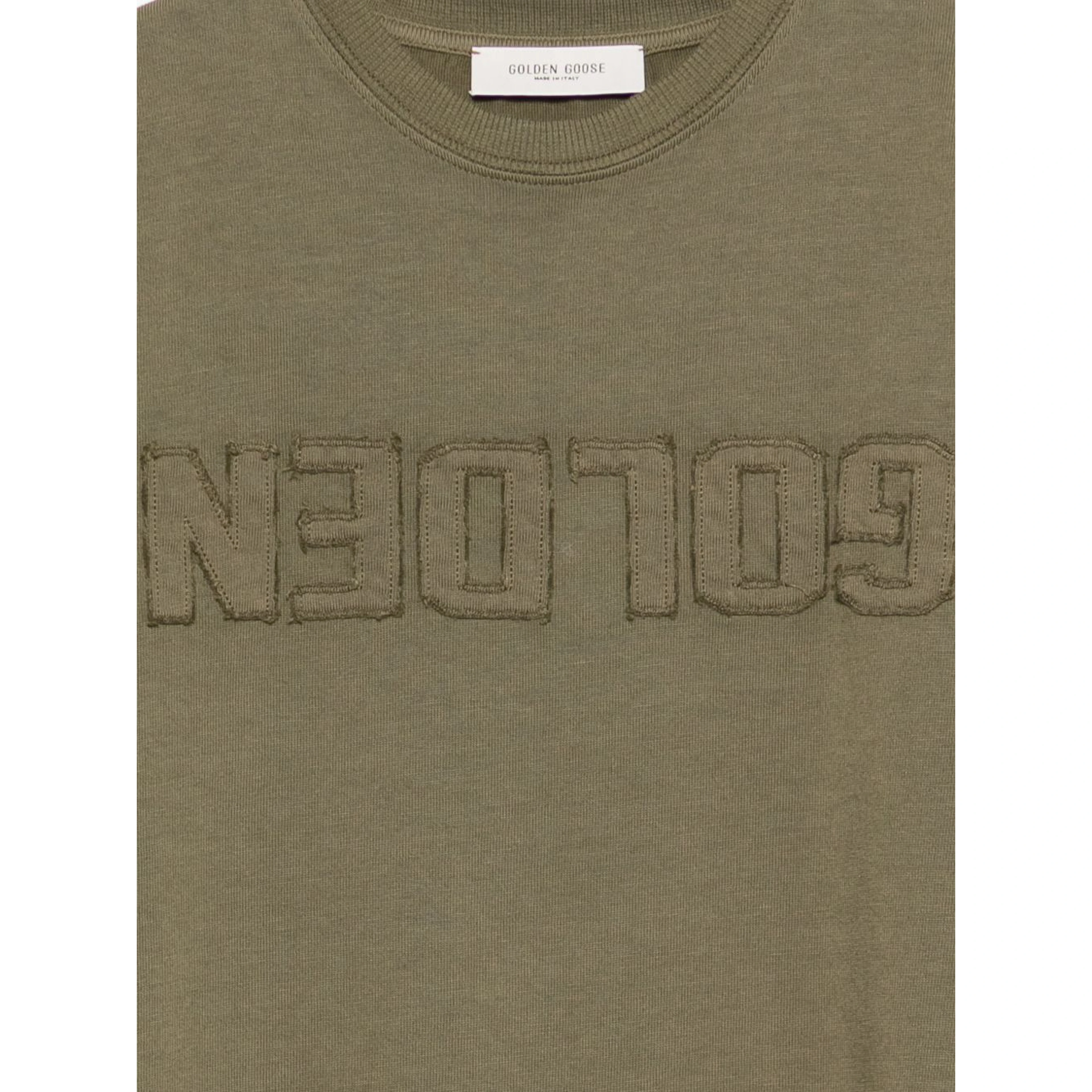 GOLDEN GOOSE KIDS T-shirts and Polos Green