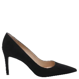 Stuart Weitzman With Heel Black