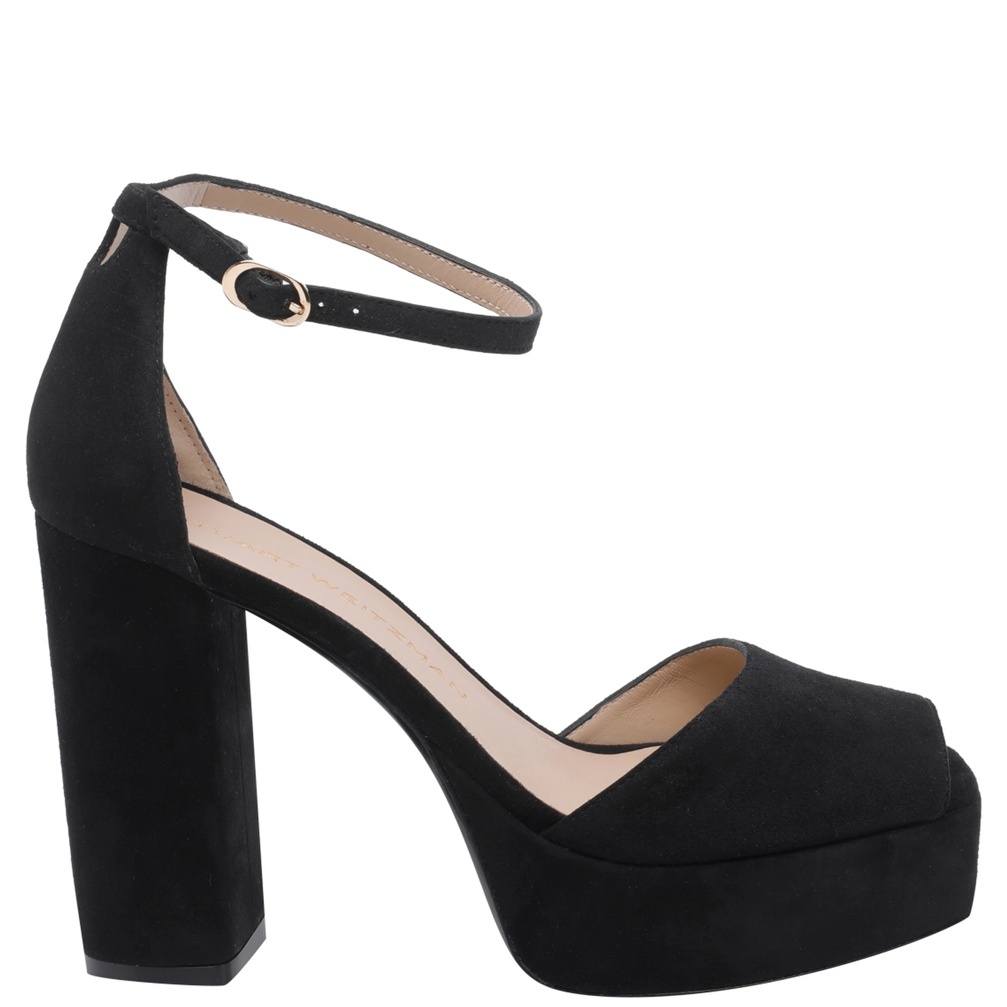 Stuart Weitzman With Heel Black