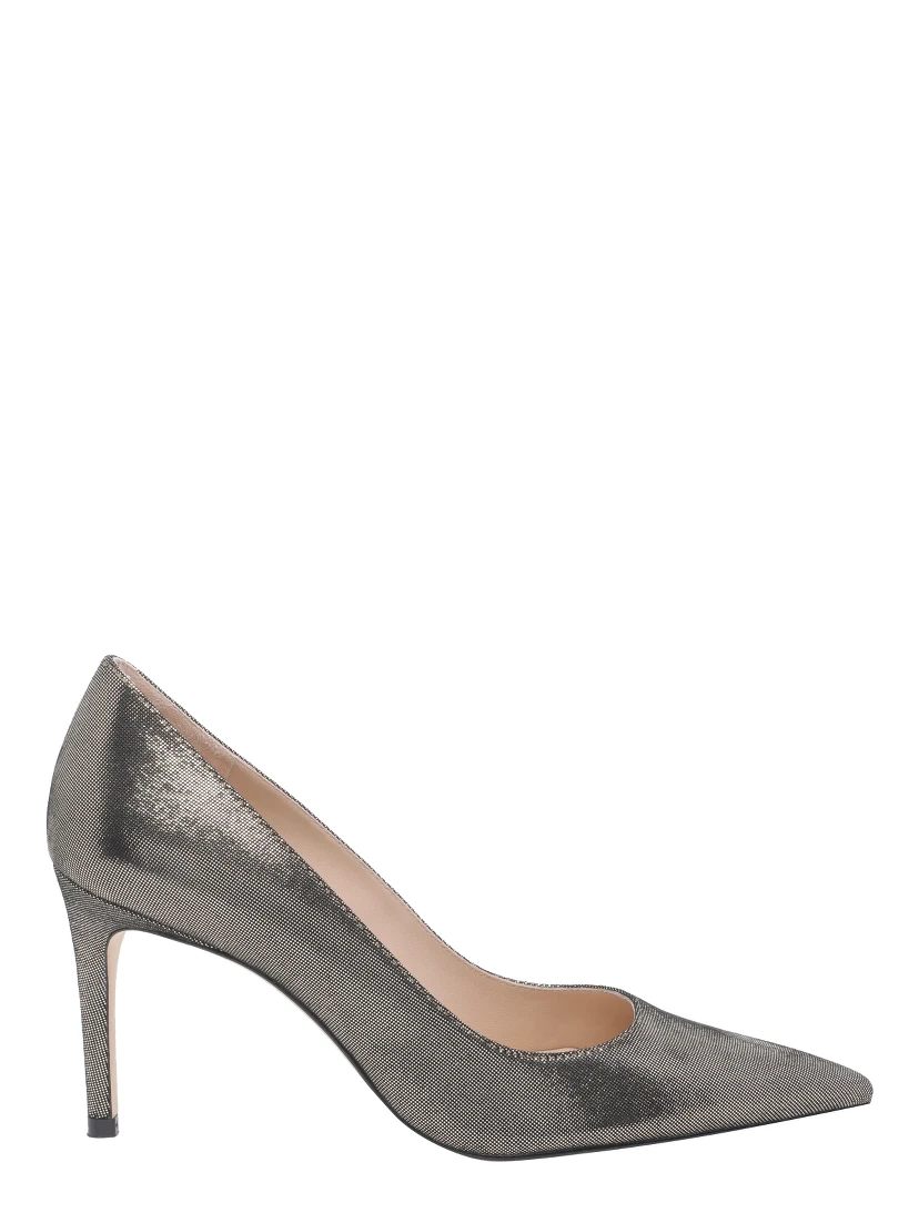 Stuart Weitzman With Heel Silver